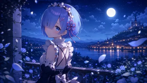 Moonlit Petal Serenade live wallpaper