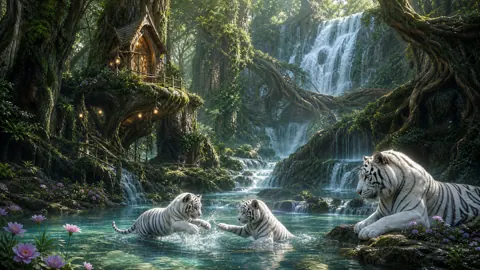 White Tigers by Elf House