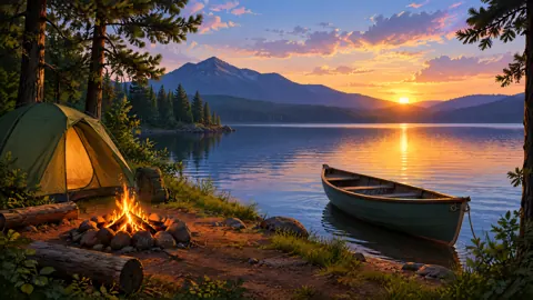 Sunset Lakeside Tent Camp