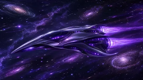 Alien Spaceship Roadster in Galaxies
