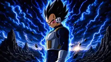 Vegeta Stormbound Fury live wallpaper