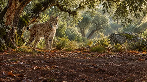 Iberian Lynx in Cork Grove