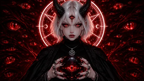 Horned Demon With Third Eye