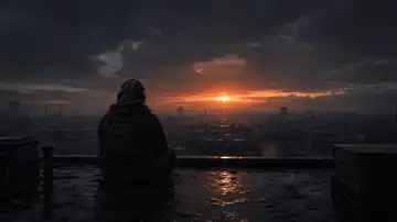 Ghost At Dawn live wallpaper