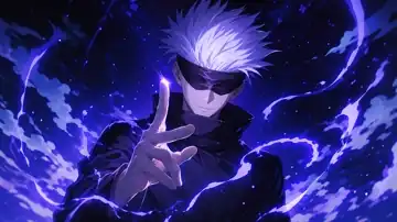 Blindfolded Cosmic Surge live wallpaper