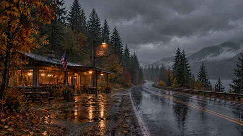 Washington Roadside Café in Autumn