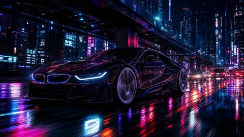 BMW Neon Velocity live wallpaper