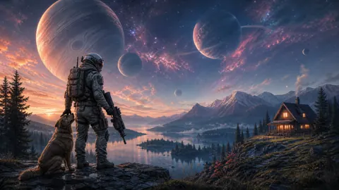 Cosmic Frontier Companions live wallpaper