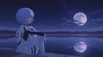 Moonlit Rei Reflection live wallpaper