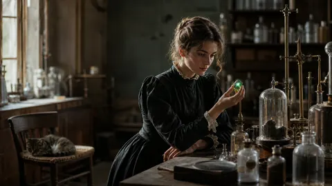 French Scientist With Radioactive Germanium