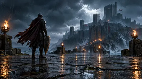 Armored Sentinel at Storm Fortress