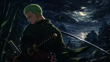 Moonlit Swordsman Grove live wallpaper