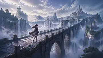 Bridge Between Mists live wallpaper