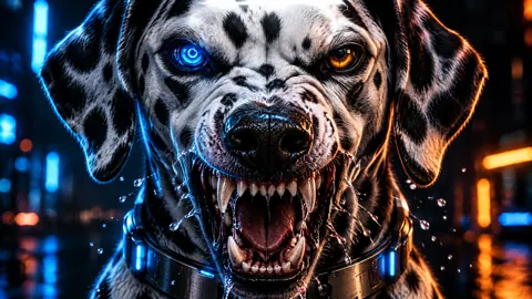 Cybernetic Dalmatian Snarl