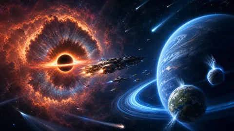 Black Hole Eye Nebula