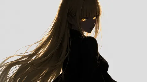 Blonde Woman in Black