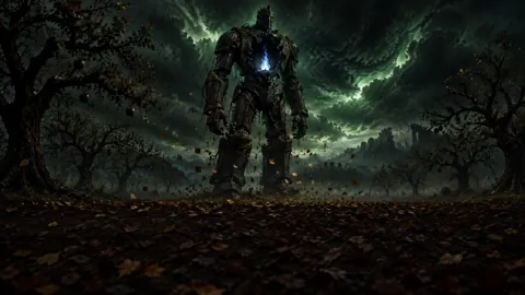 Iron Golem in Apple Orchard