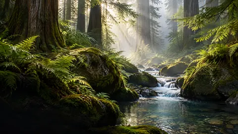 Mossy Creek in Cedar Forest