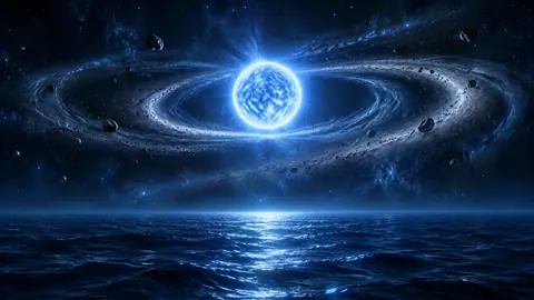 Neutron Star Over Ocean