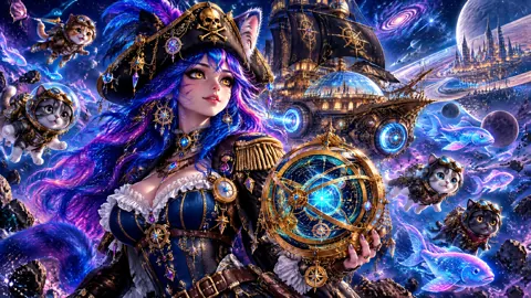 Cosmic Neko Pirate Captain
