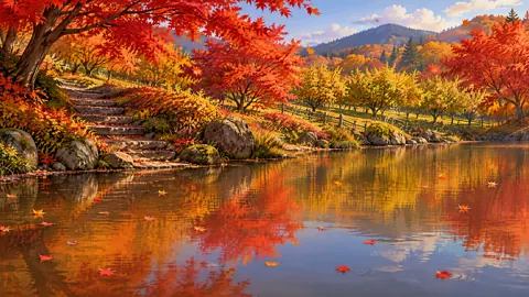 Autumn Orchard Pond