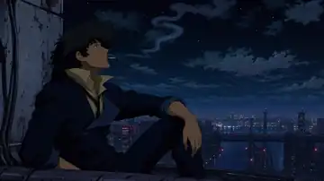 Midnight Rooftop Blues live wallpaper