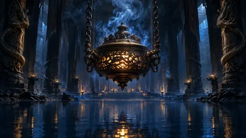 Bronze Censer in Flooded Temple