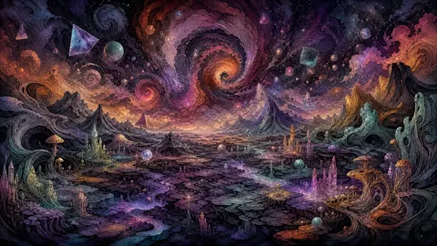 Dark Fantasy Crystal Spires