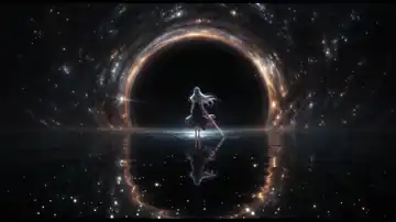 White-Haired Event Horizon live wallpaper