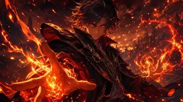 Inferno Mage Ascendant live wallpaper