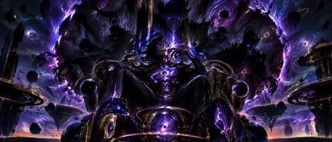 Dark Hero on Cosmic Throne