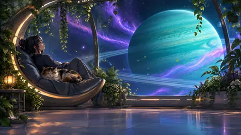Stargazer and Calico Cat