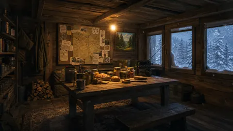 Taiga Bunker During Blizzard