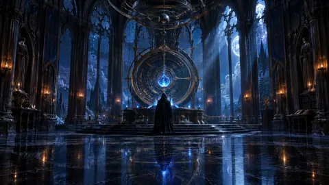 Hooded Keeper and Blue Astrolabe