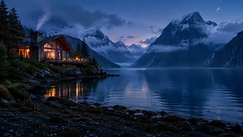 Cedar Lodge Above Fjord
