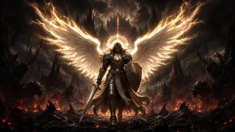 Paladin Aux Ailes Lumineuses