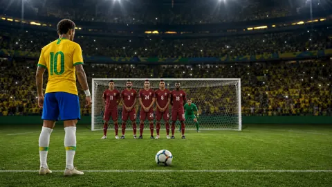 Brazil Number 10 Free Kick