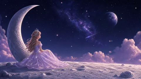 Princess on Crescent Moon