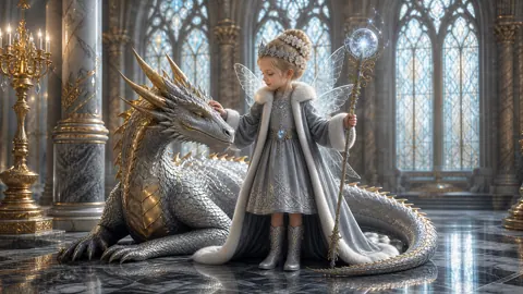 Fairy Girl With Dragon