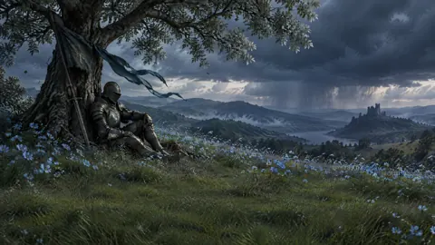 Bronze Armor Under Ash Tree