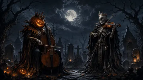 Pumpkin King and Skeleton King