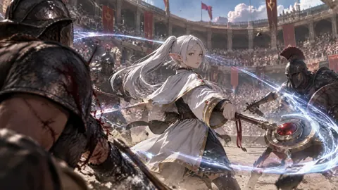 Frieren in Roman Arena