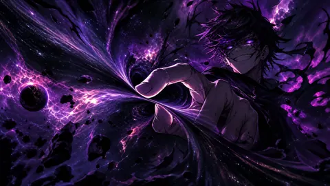 Anime Villain Warping Galaxy Vortex