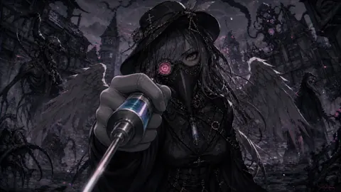 Plague Doctor Girl With Syringe