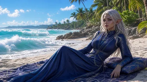 Dark Elf on Palm Beach
