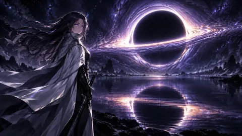 Silver Cloak Black Hole