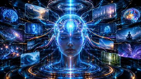 AI Face in Control Room