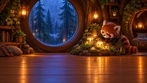 Red Panda Mushroom Garden