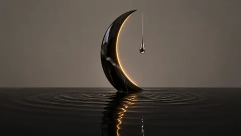 Onyx Crescent and Chrome Droplet