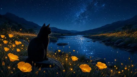 Black Cat by Starry River